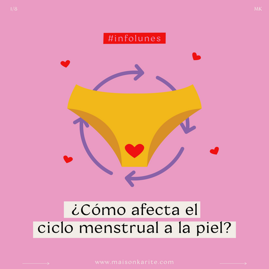 ¿Cómo afecta el ciclo menstrual a la piel?