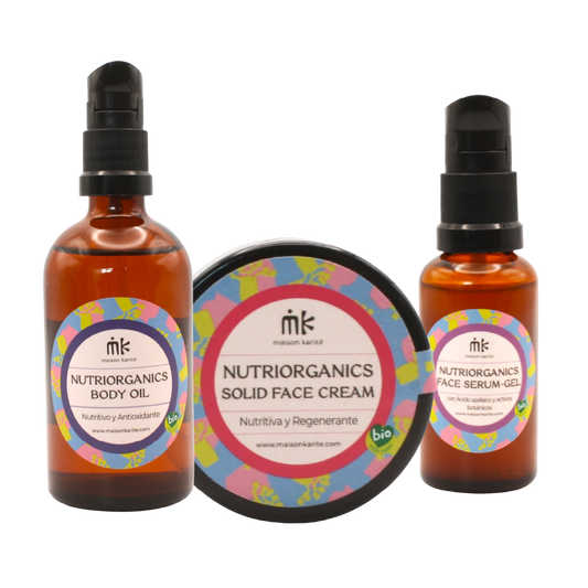 Pack nutrición facial y corporal NutriOrganics