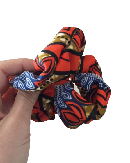 Coletero hecho a mano de tela Wax