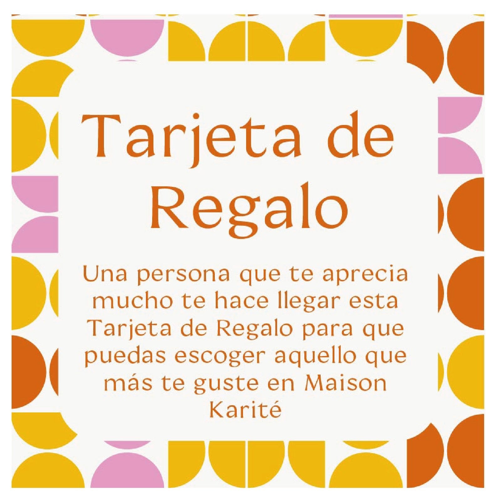 Tarjeta Regalo